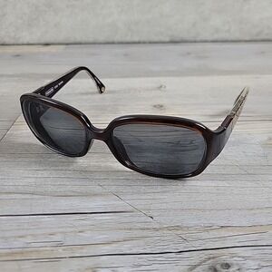 Coach S3002 Brown‎ Eyeglasses Frames Only Clear Monogram Wrap Full Rim 56-17-125